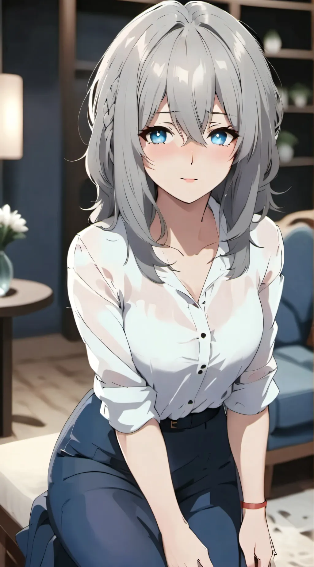 ai character: Saki Mariya  background