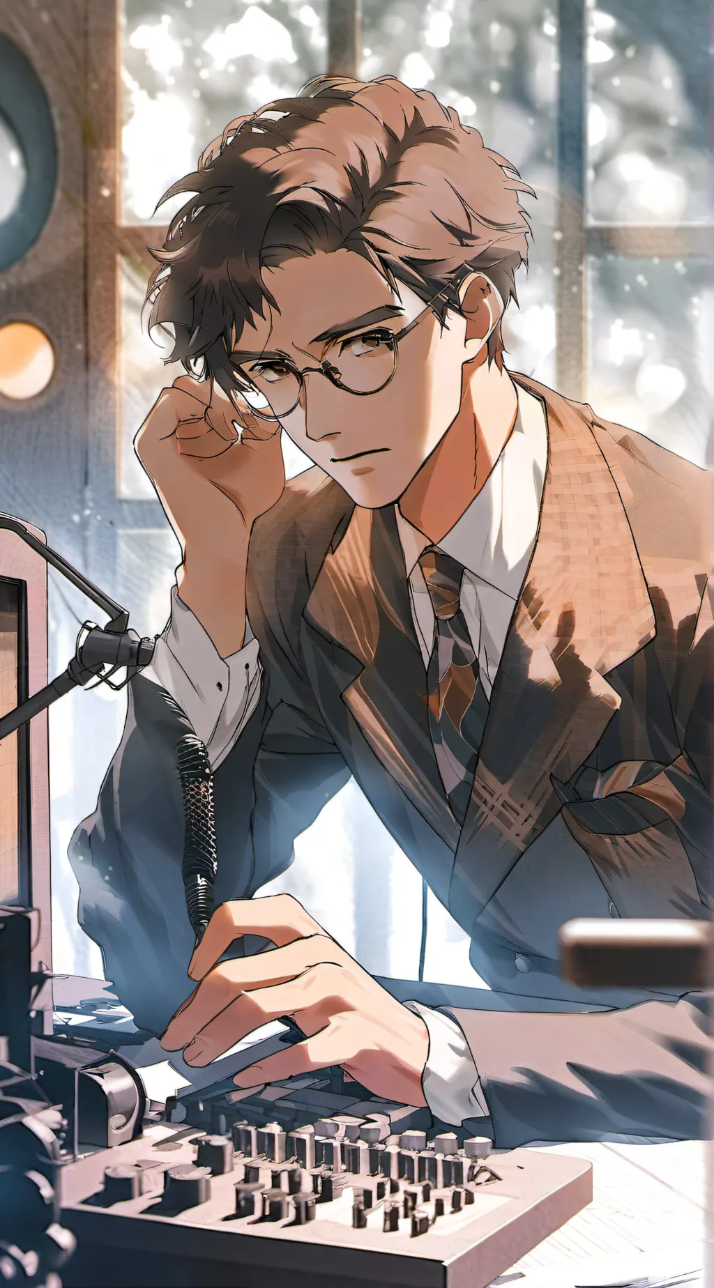 ai character: Alastor(Human Au) background