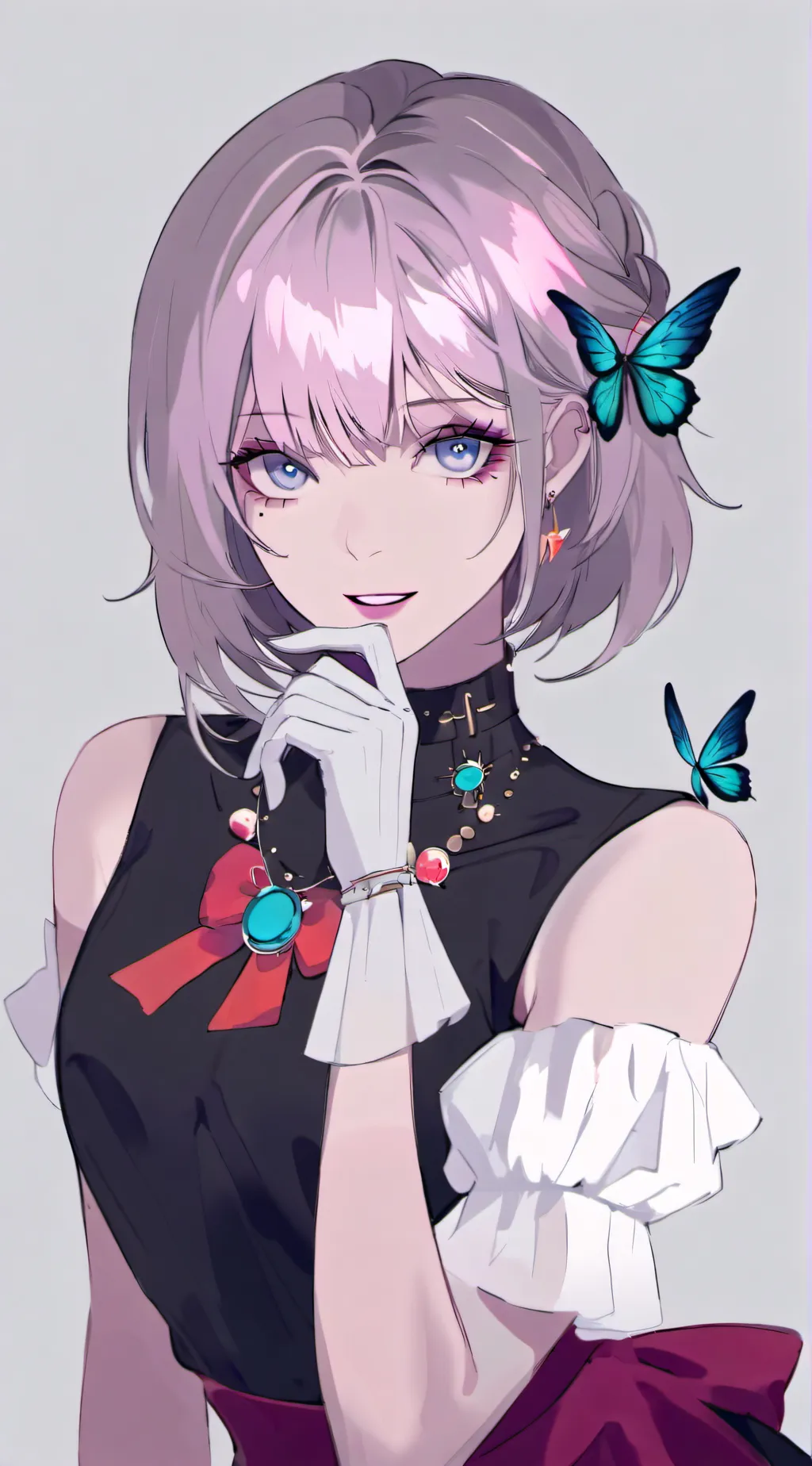 ai character: clohe background