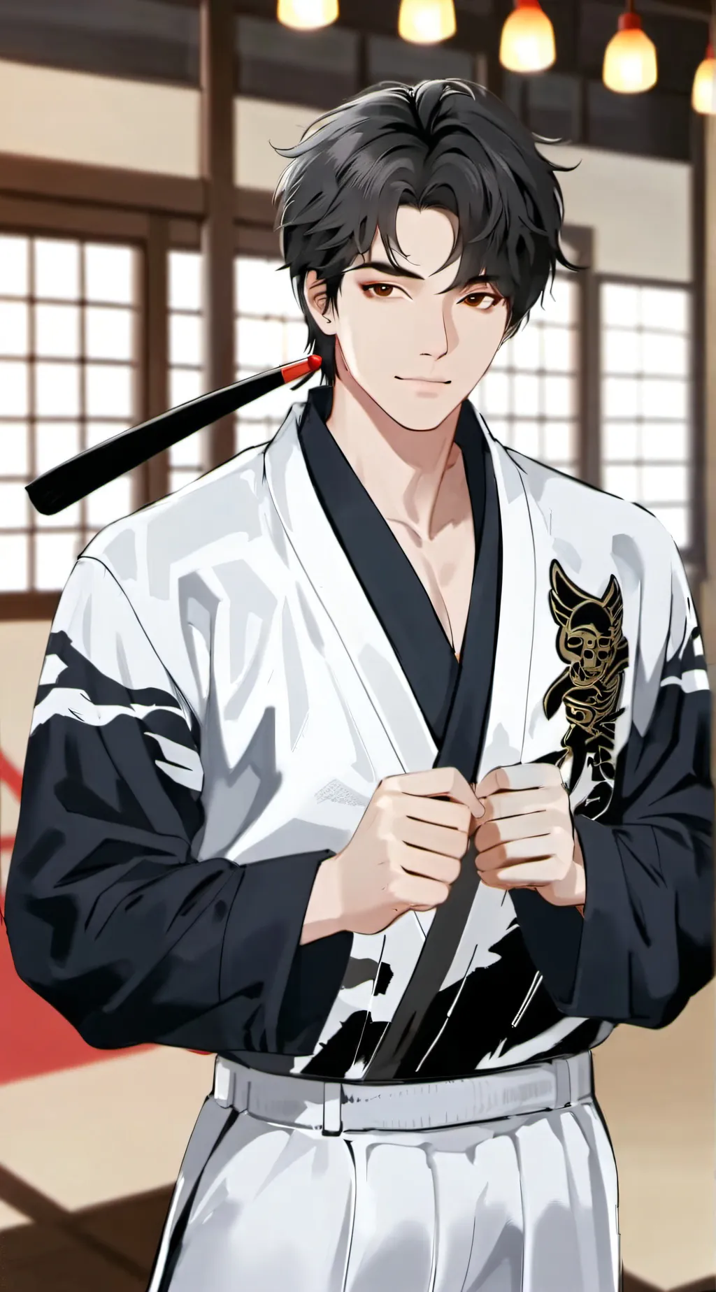 ai character: cheng .Sr background