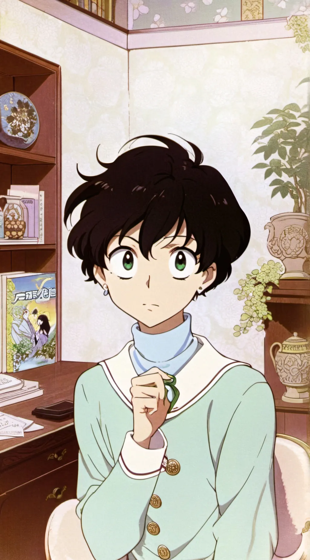 ai character: deku background