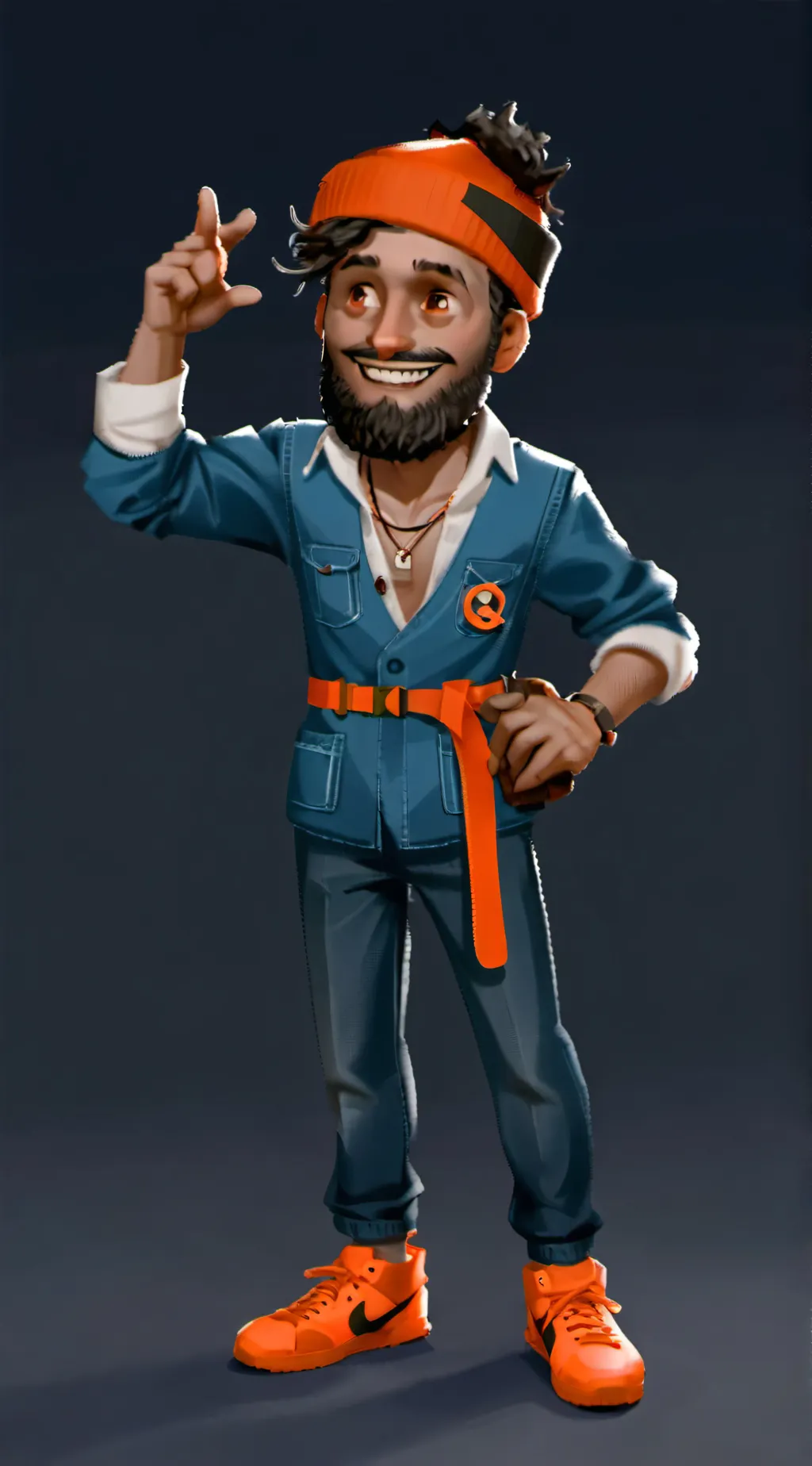 ai character: Sam  background