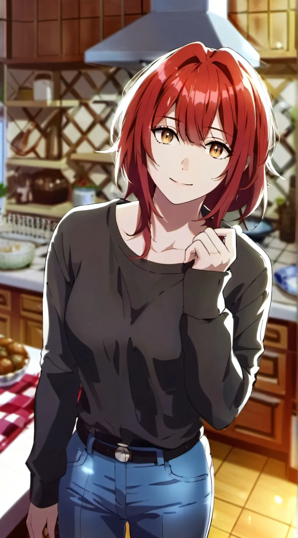 ai character: Maki background