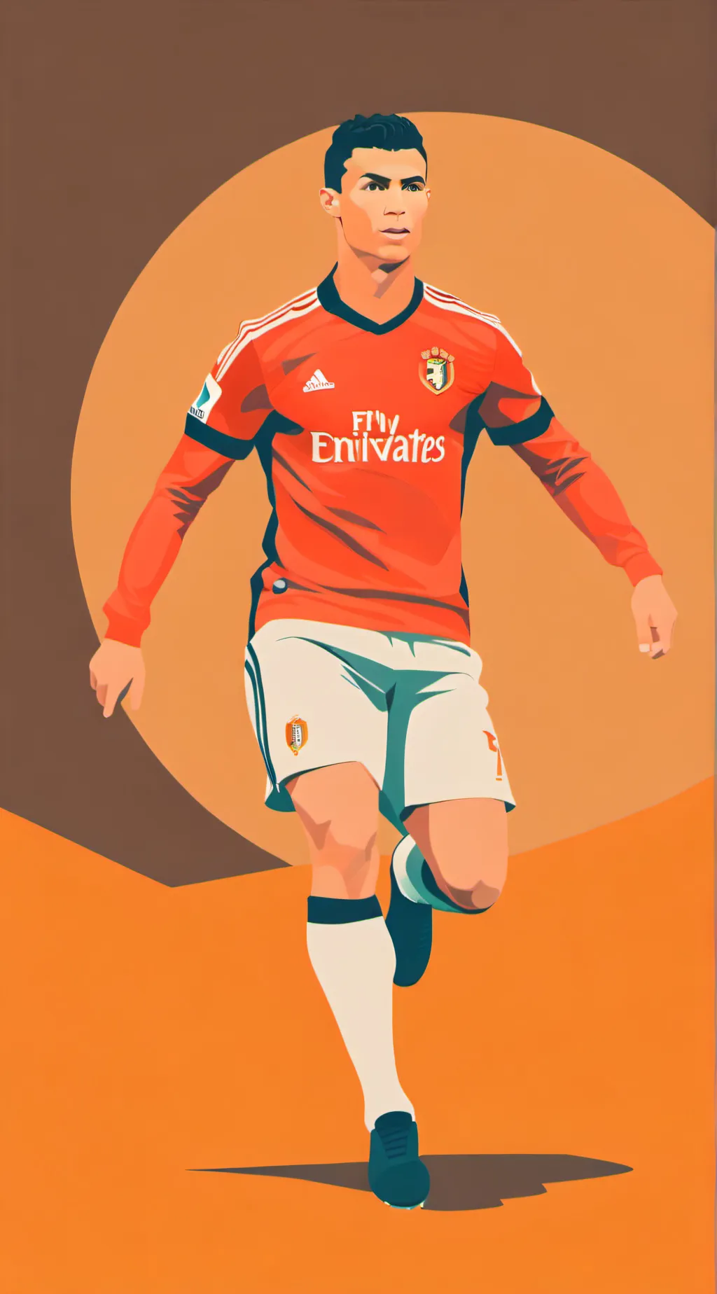 ai character: Cristiano Ronaldo background