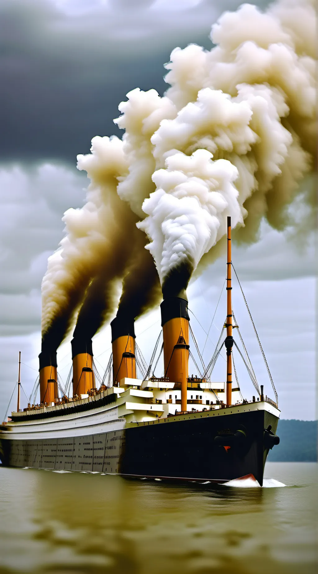 ai character: Titanic background
