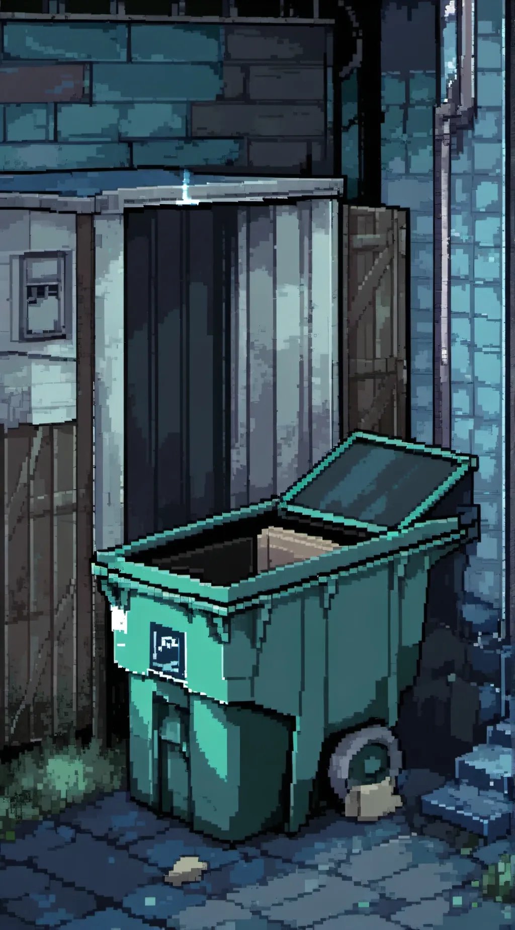 ai character: SPAMTON G SPAMTON  background