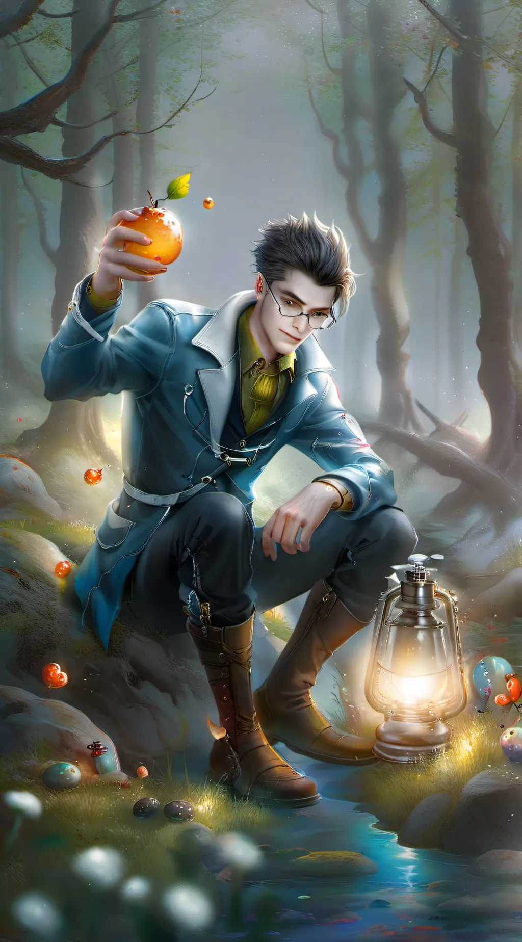 ai character: Wilson higgbury background