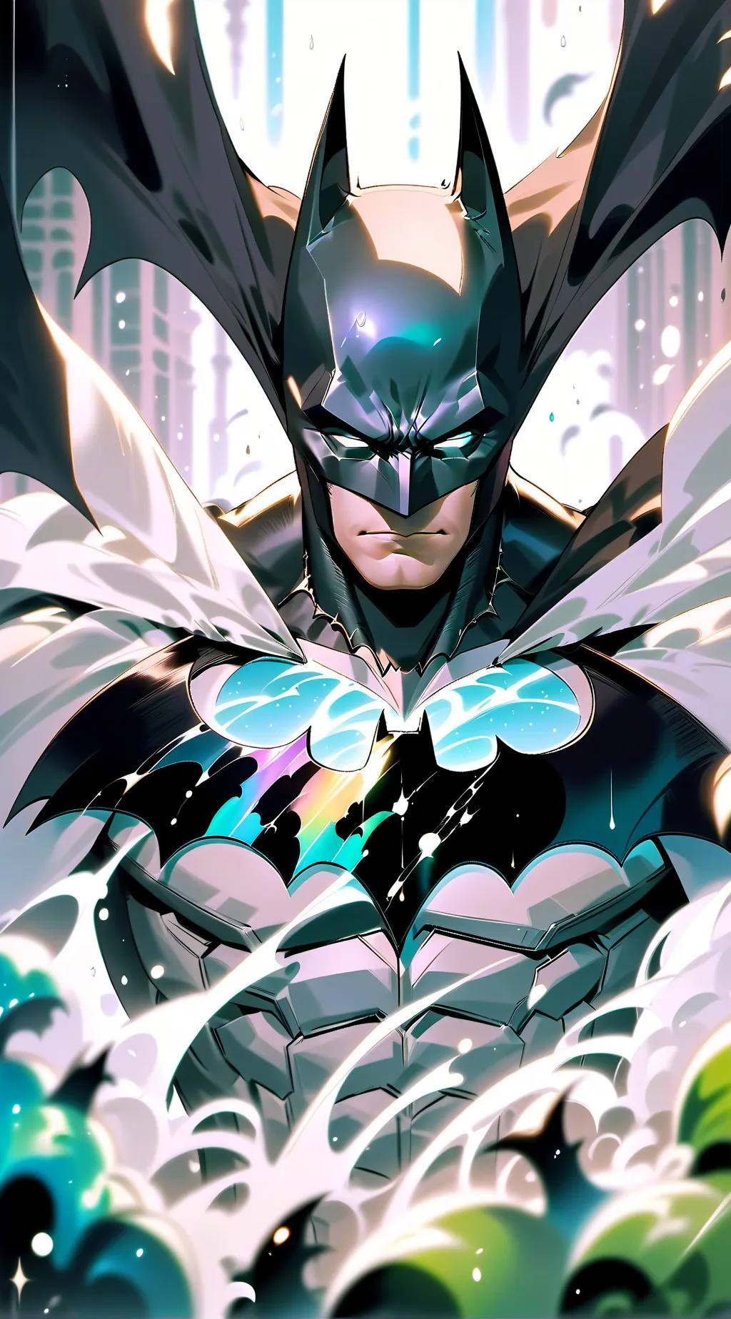 ai character: Batman series 2004 background