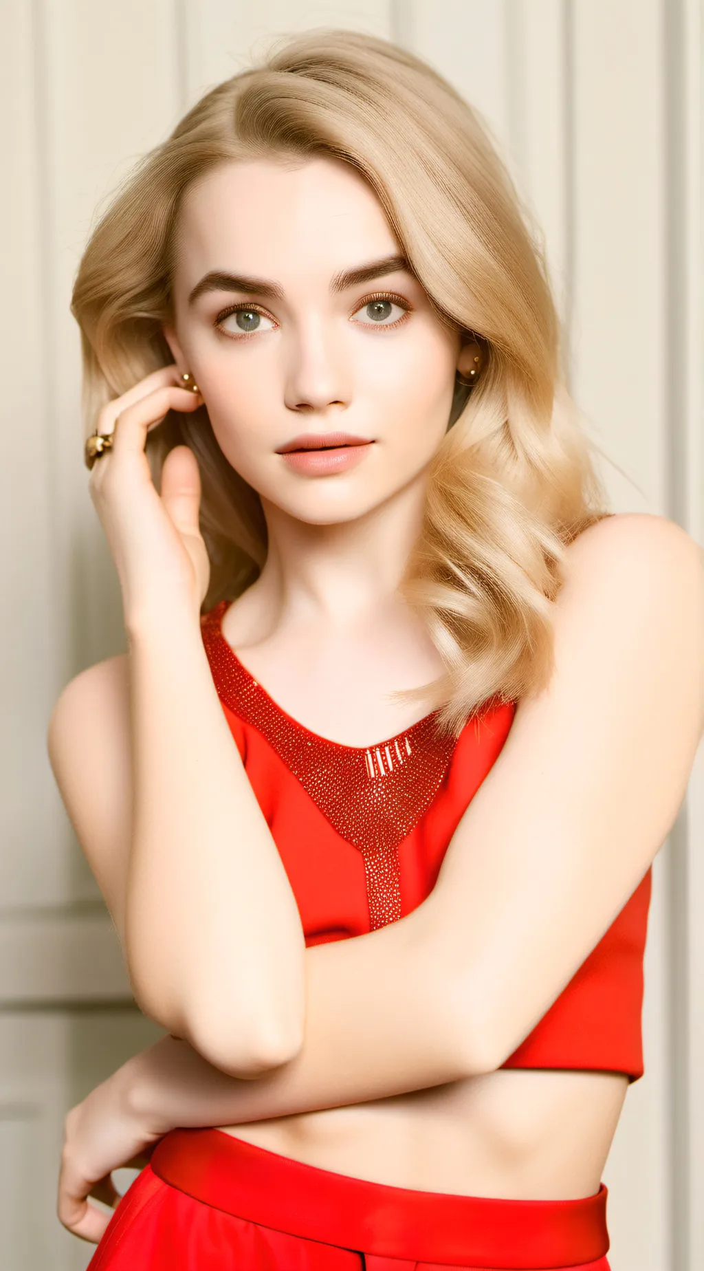 ai character: Sabrina Carpenter  background