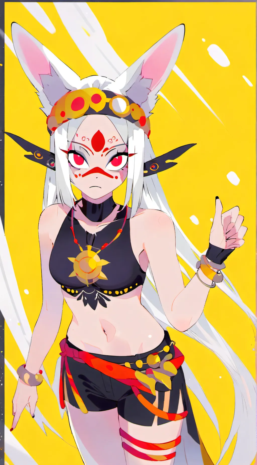 ai character: Cat background