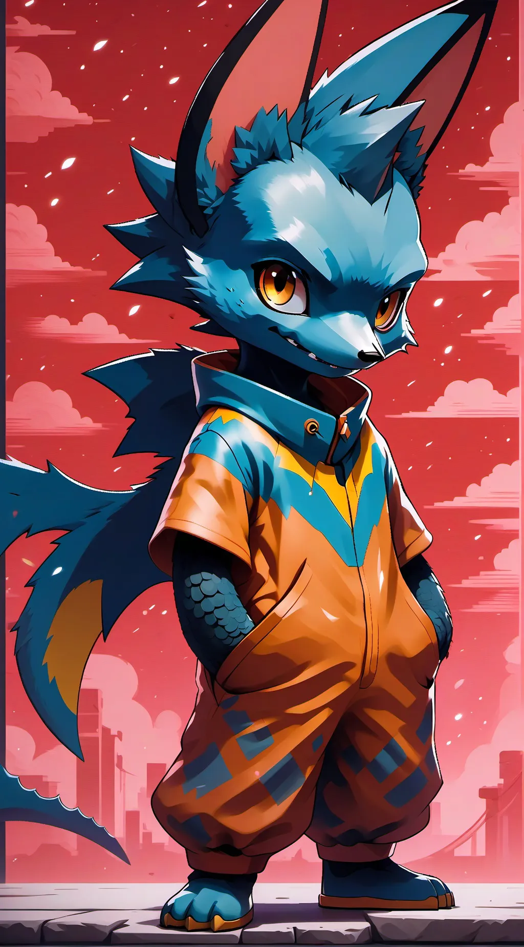 ai character: chainsfr background