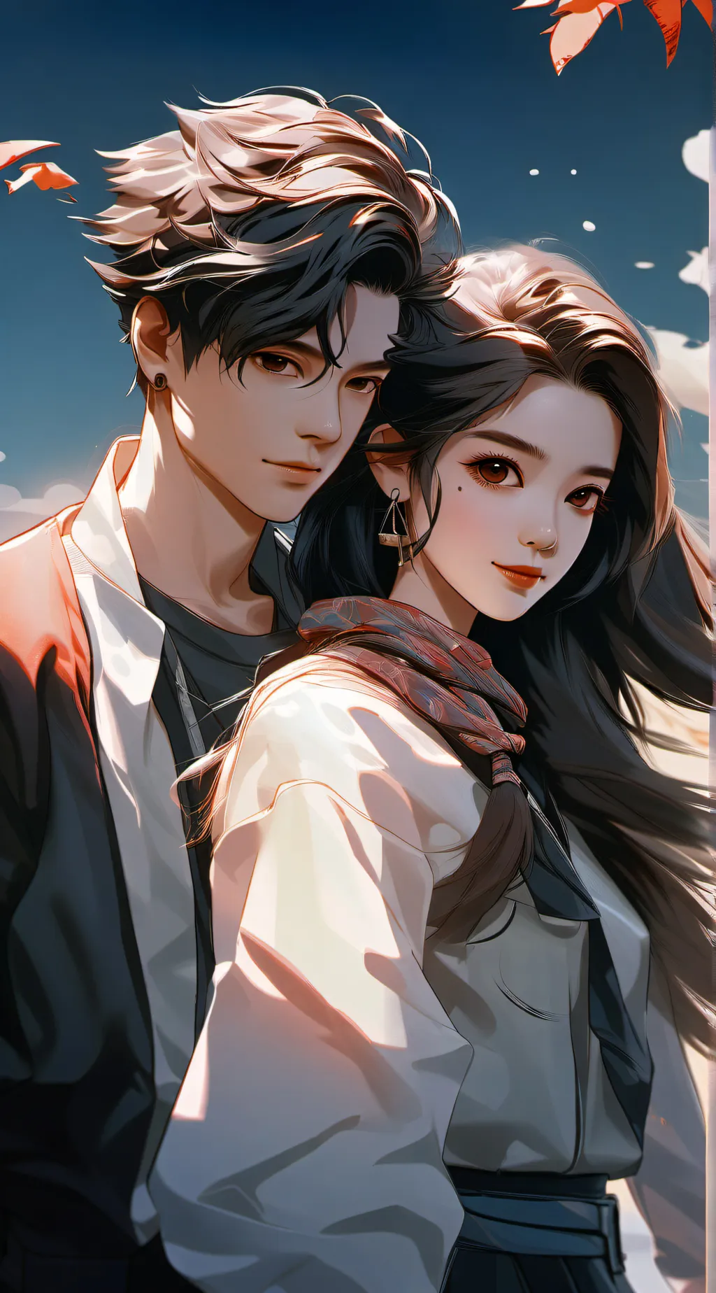 ai character: Lucas and Ammy background