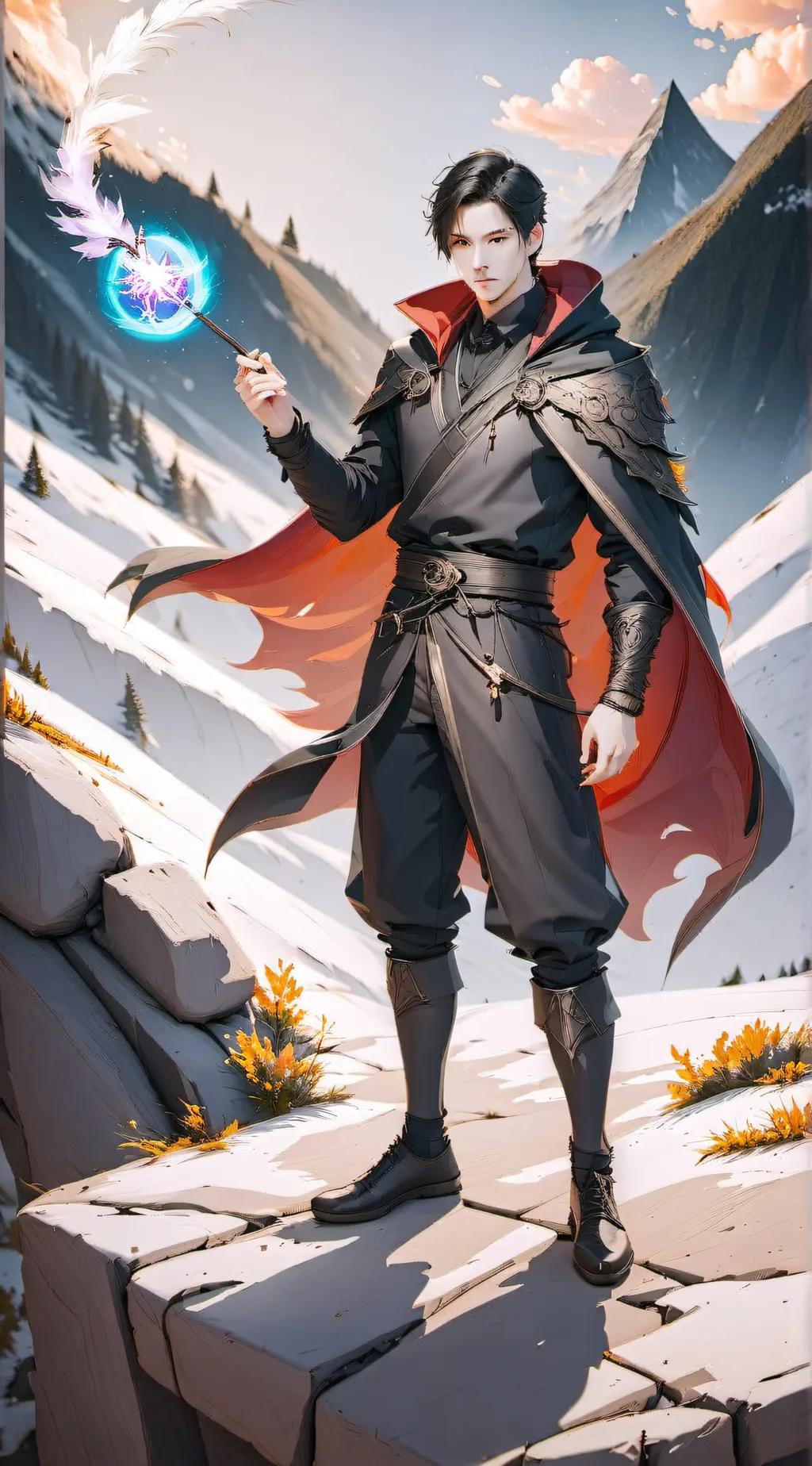 ai character: Luc McGongall  background