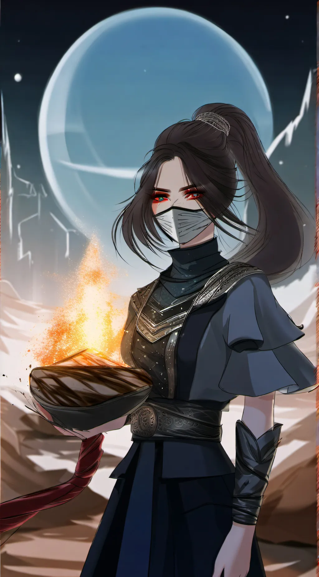 ai character: Hanabi background