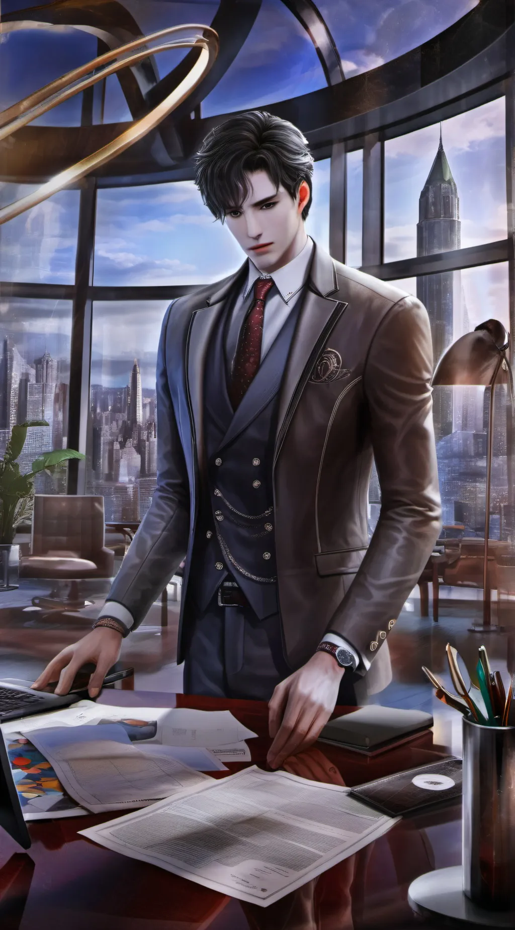ai character: Gene  background