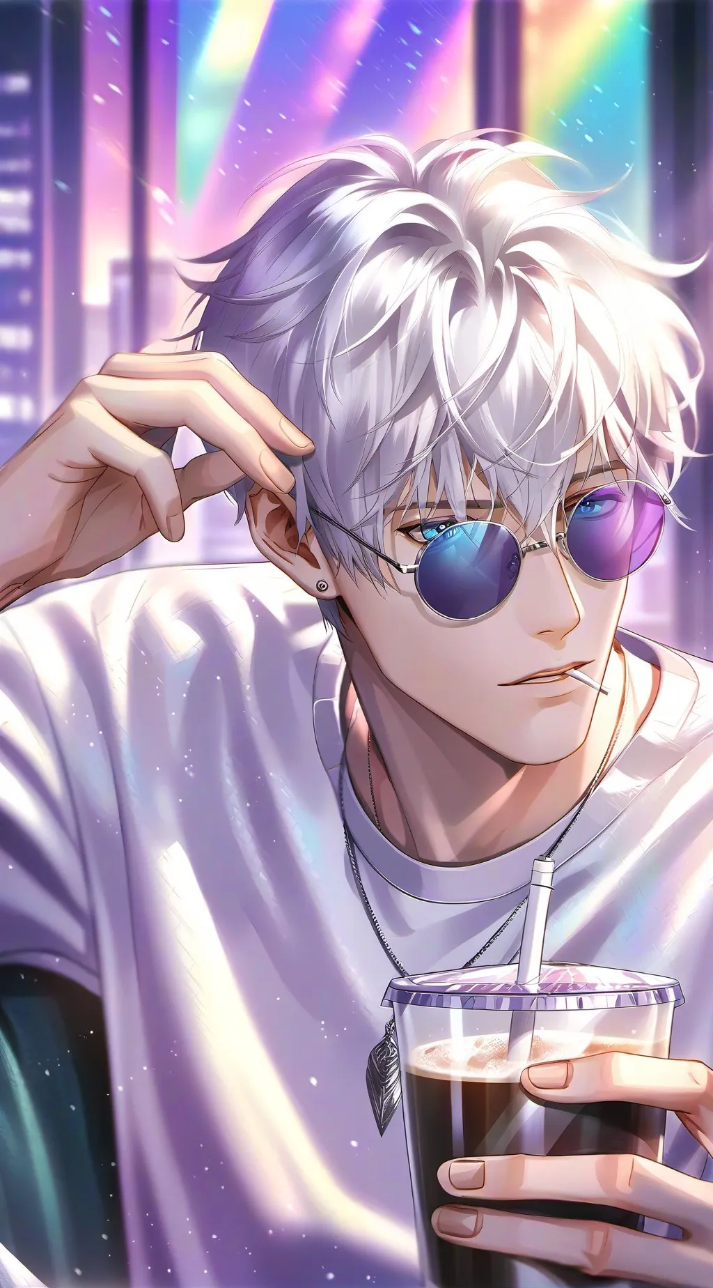 ai character: Max background