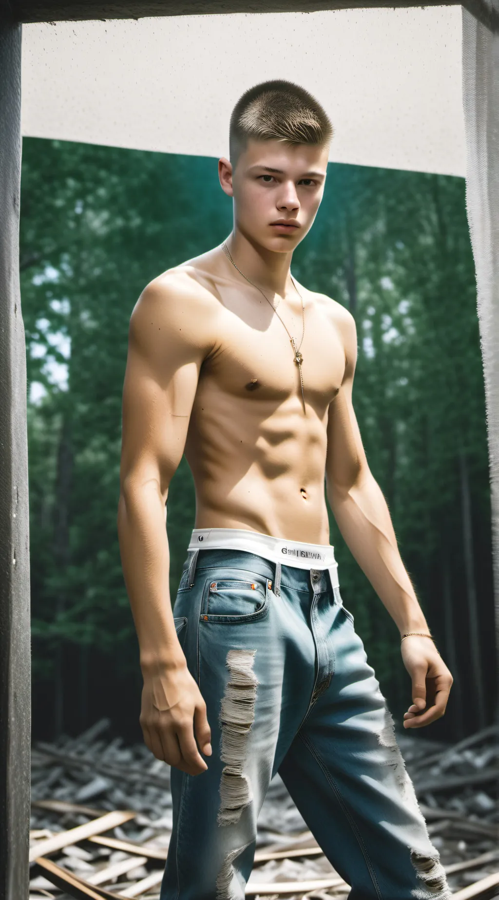 ai character: Chandler  background