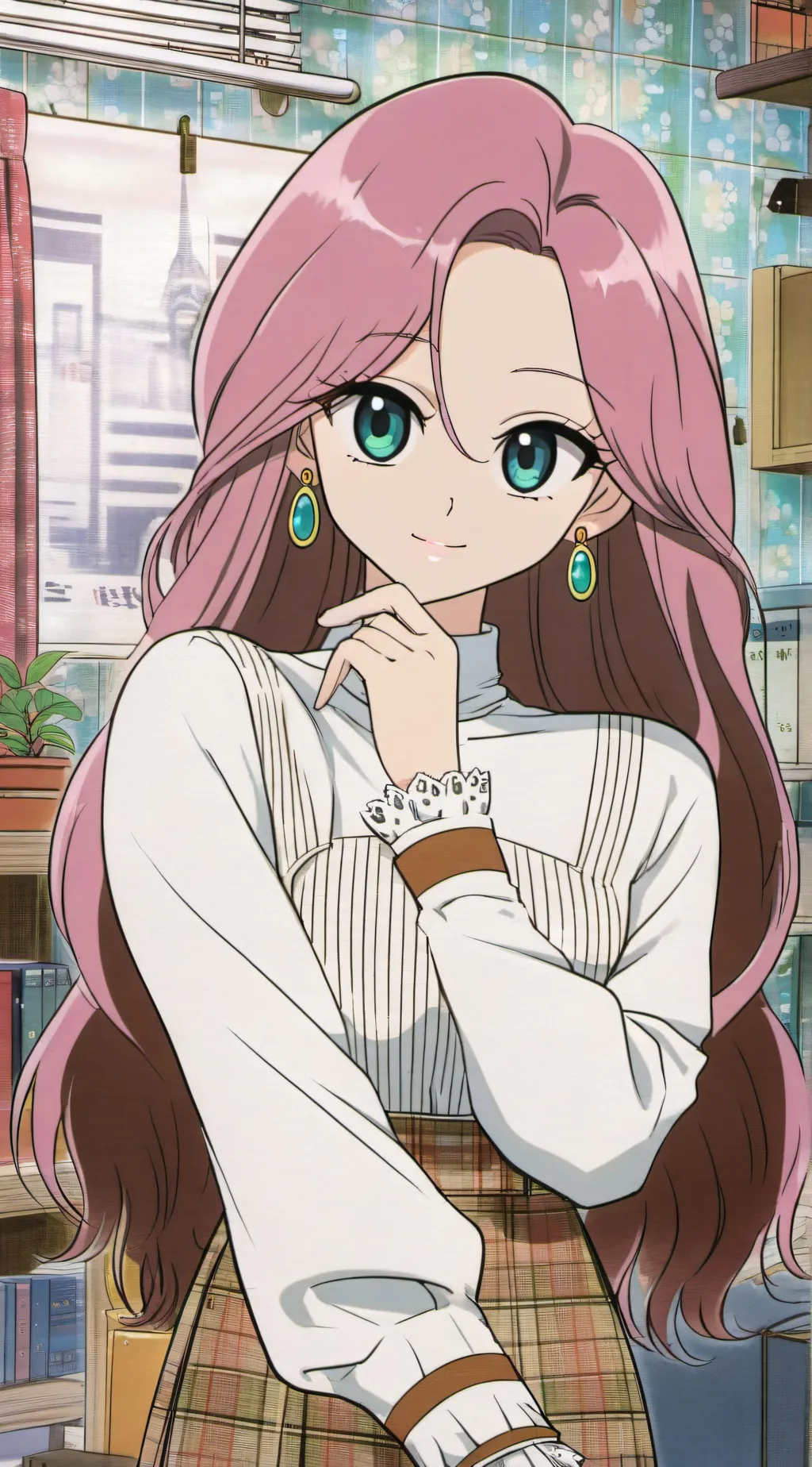 ai character: Lily background