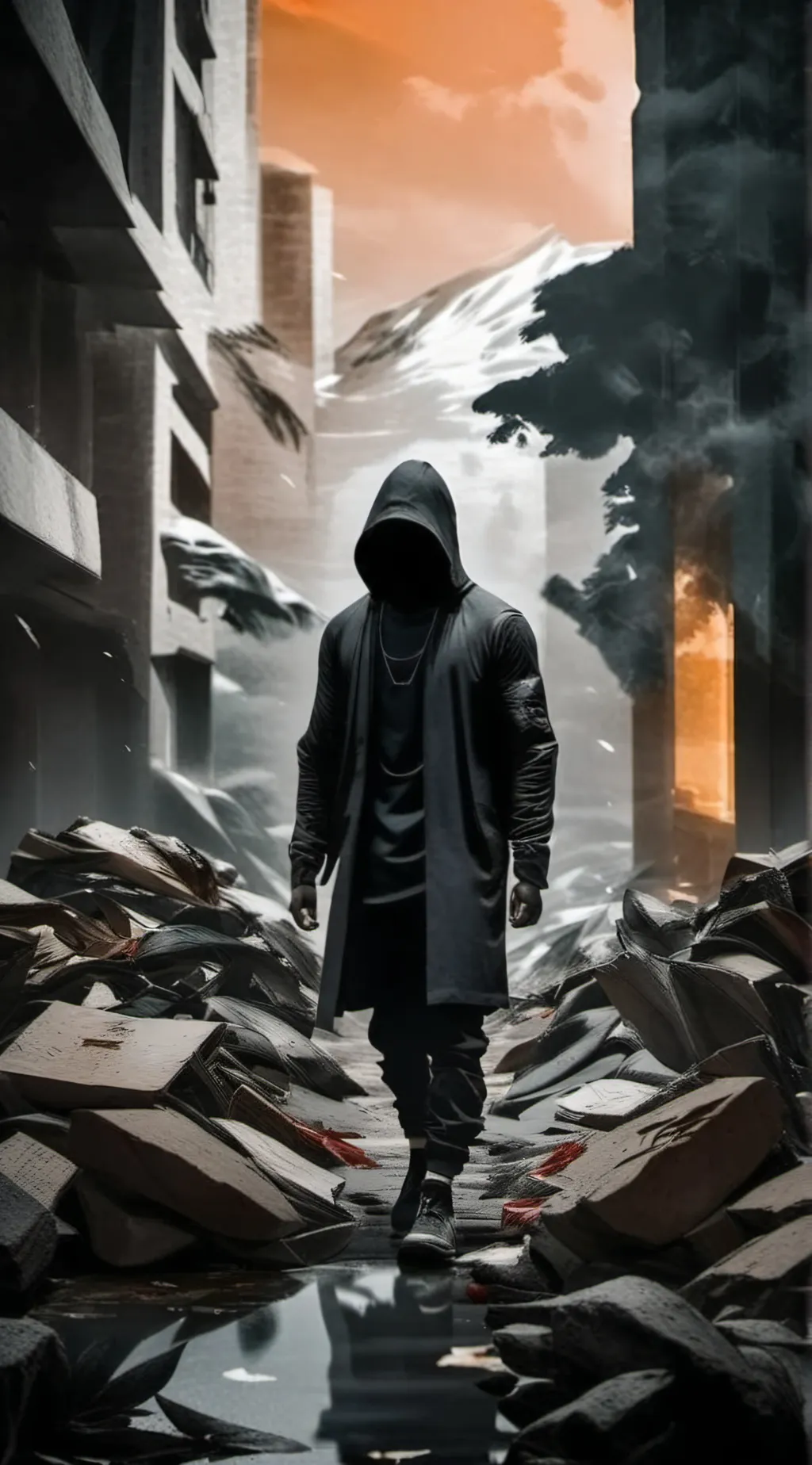 ai character: The hood  background