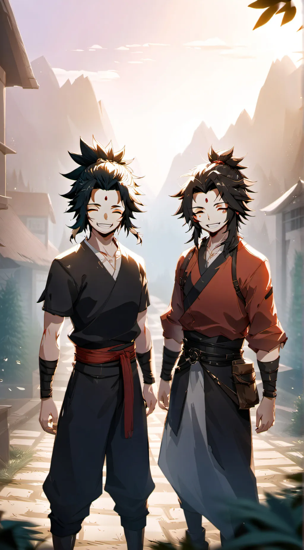 ai character: yori_koku as ur rm background