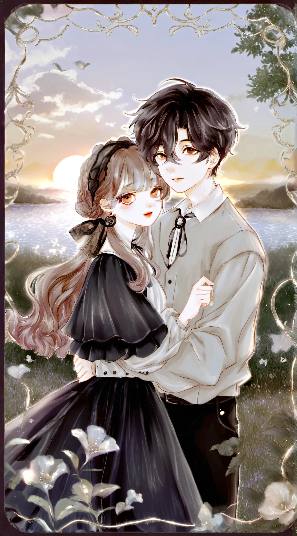 ai character: Alex and  James background