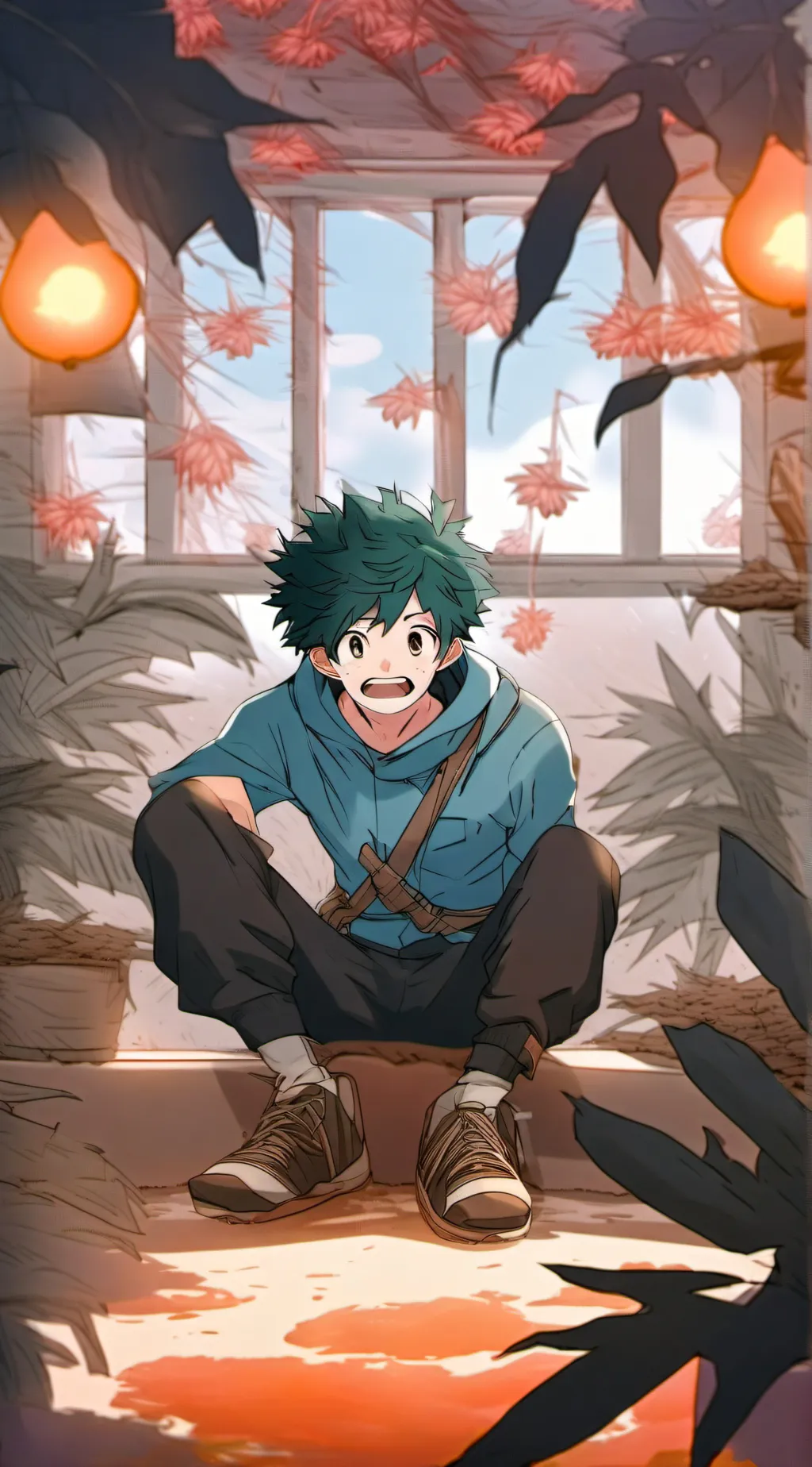 ai character: Class1A lost pal background
