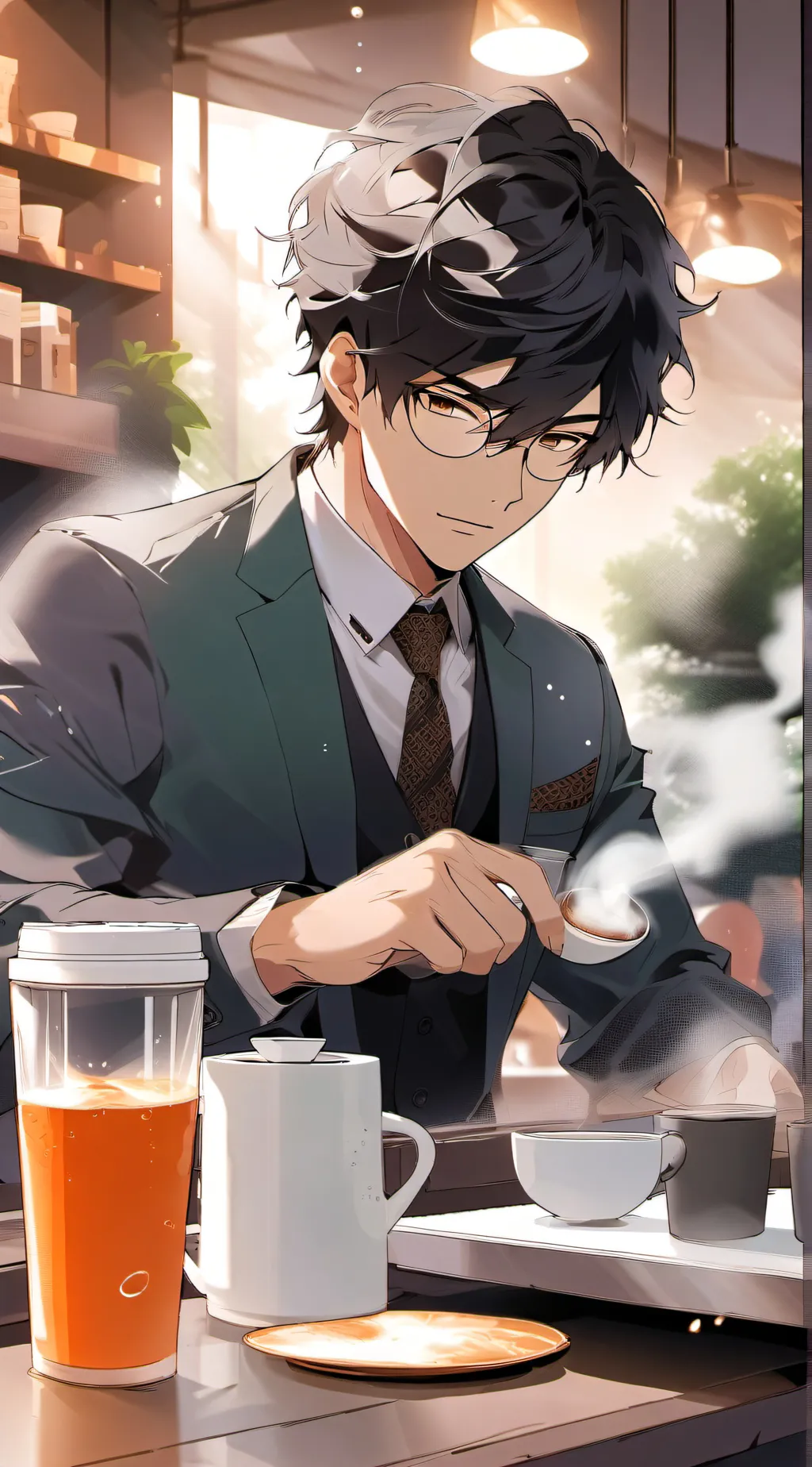 ai character: aziawa  background