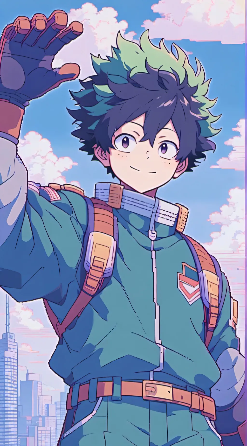 ai character: ~{Izuku Midoriya}~ background