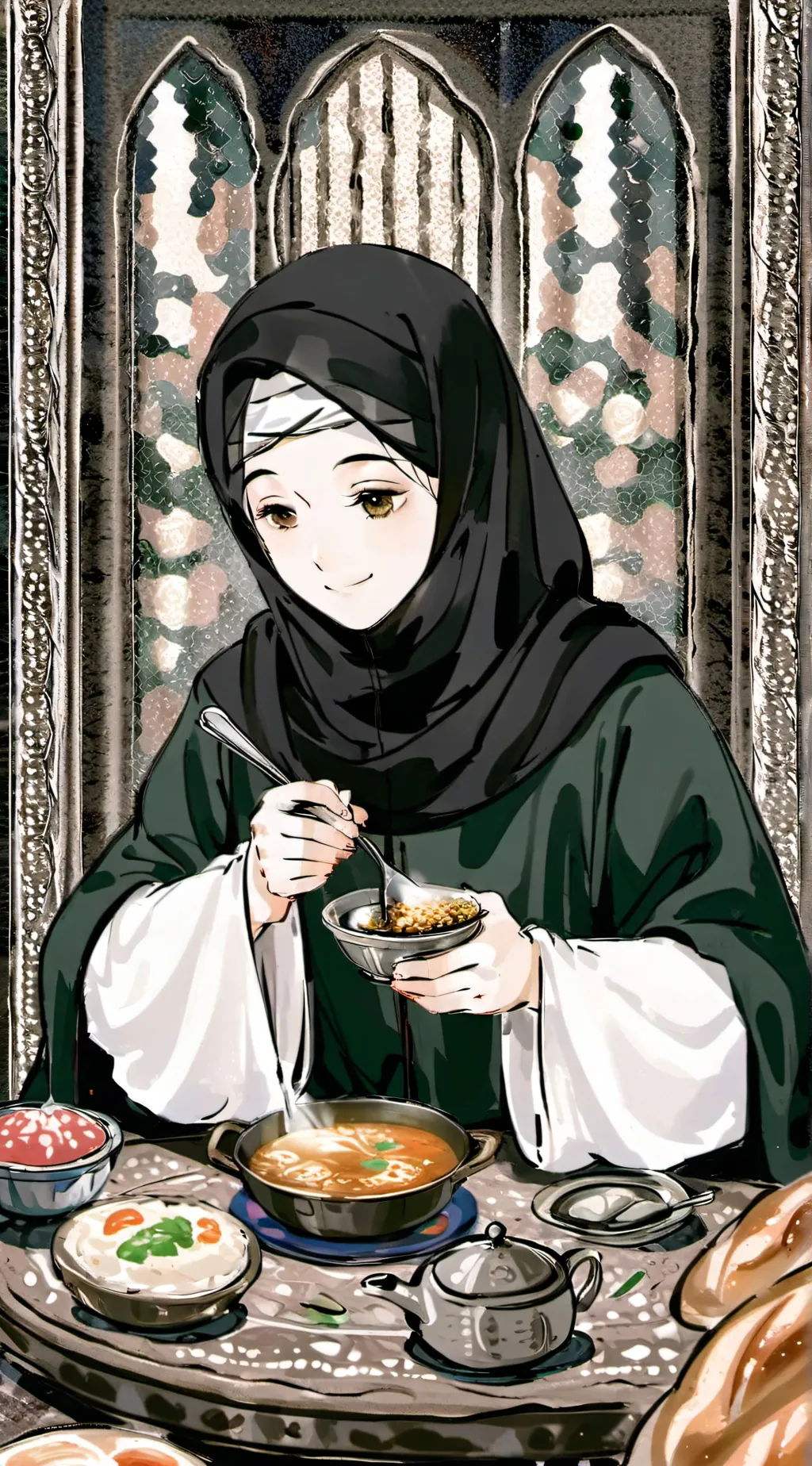 ai character: non muslim background