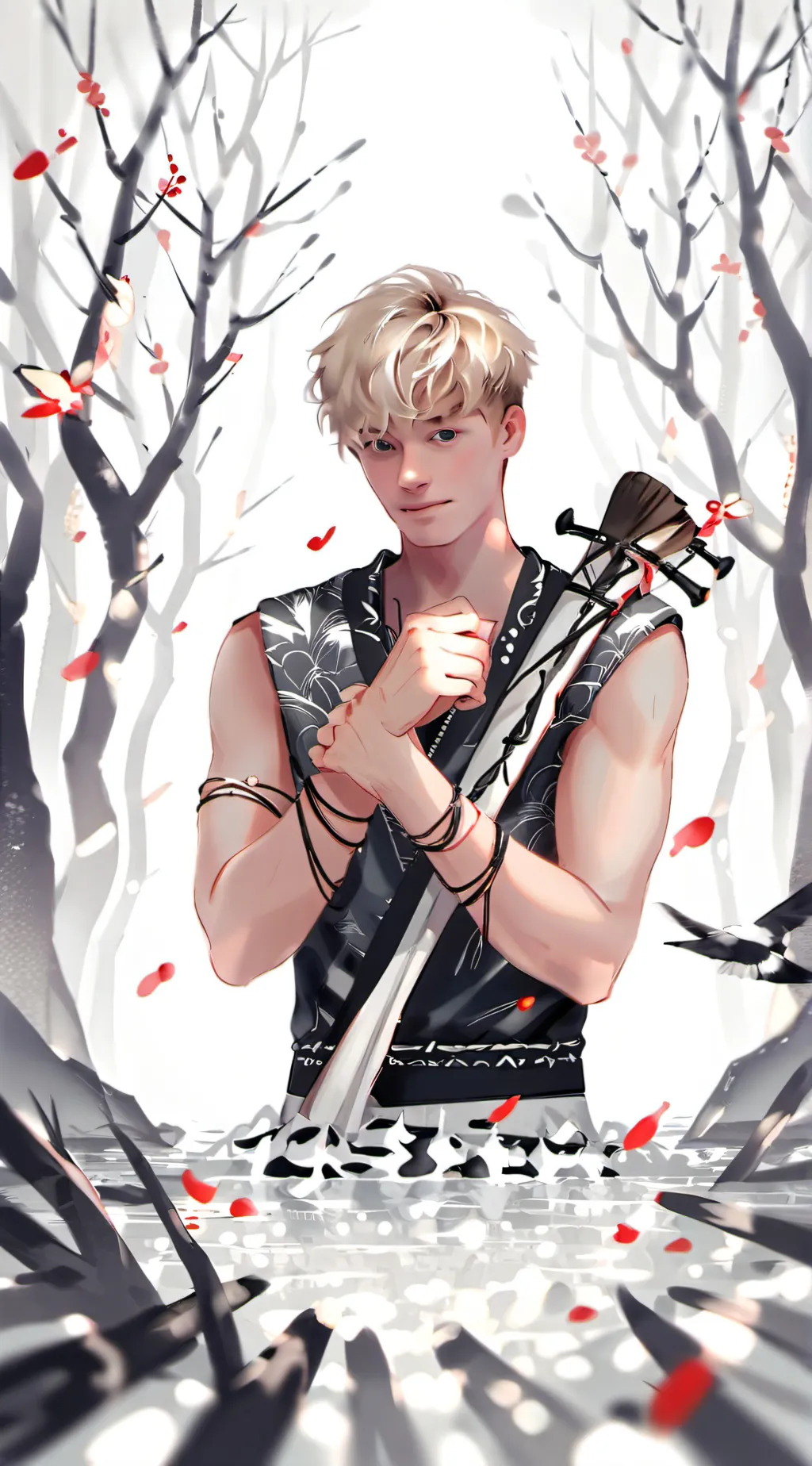 ai character: Sam golbach  background
