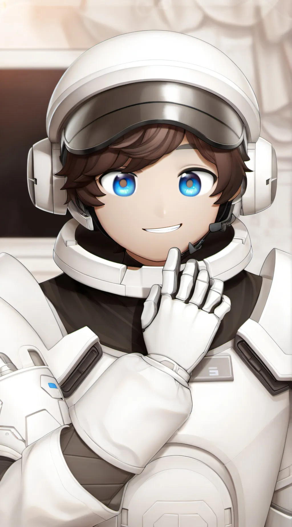 ai character: space ranger Roger background