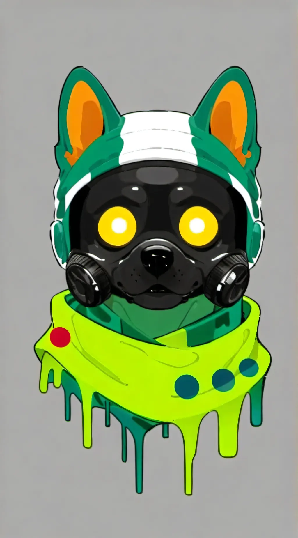ai character: Slimepup  background