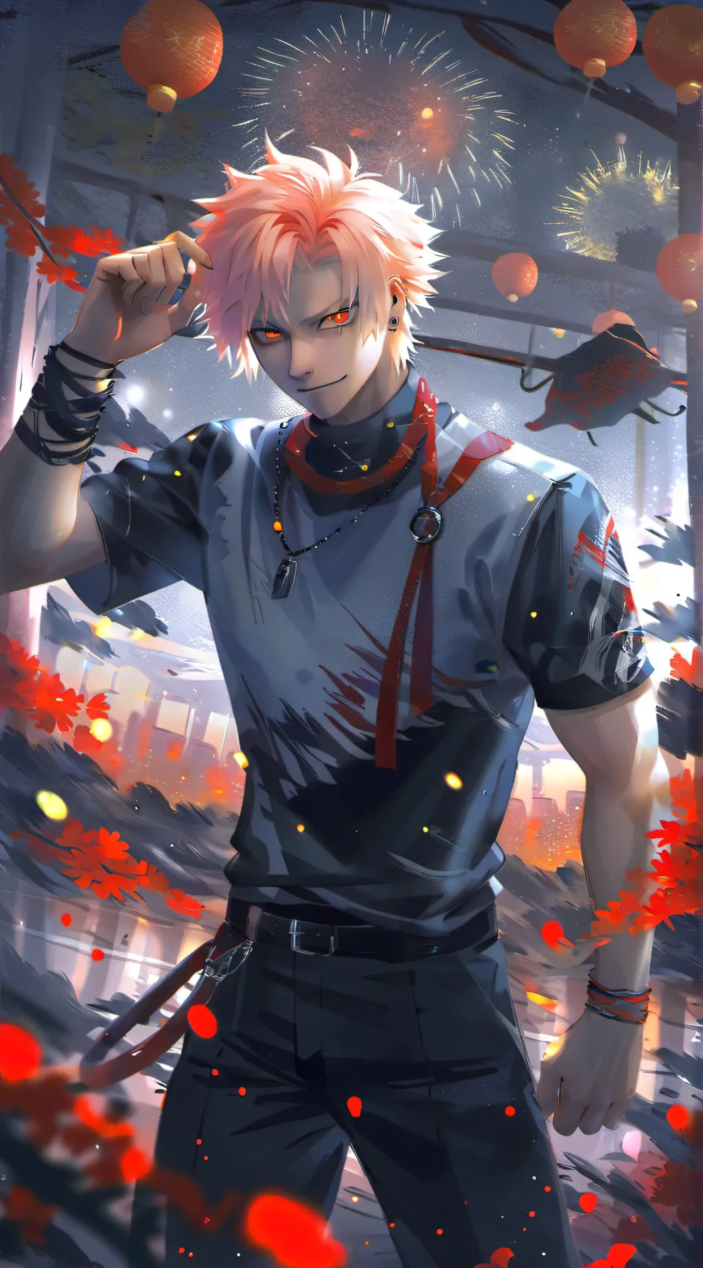 ai character: MH@ & M.A.T.A  background