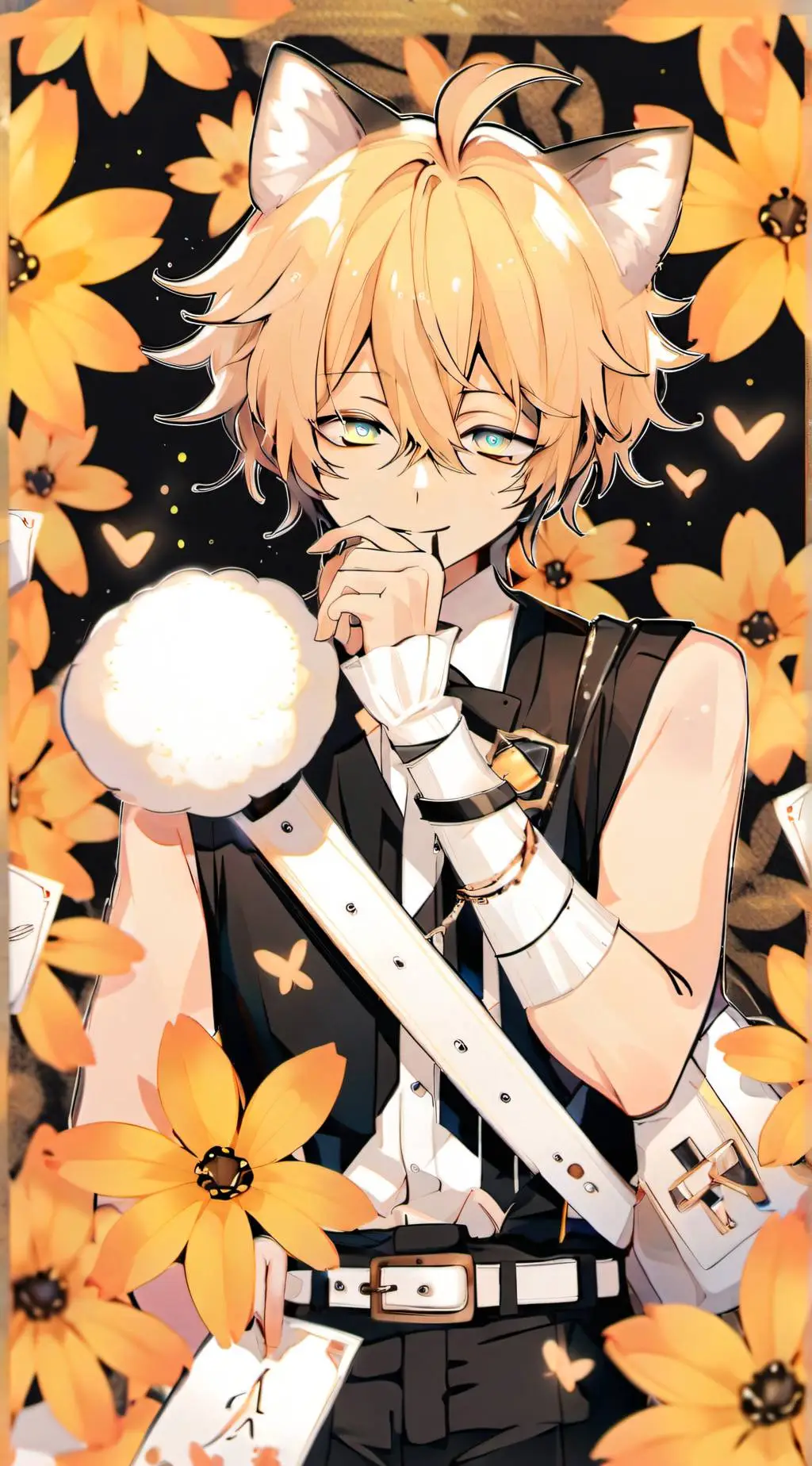 ai character: Kenny Mccormick  background
