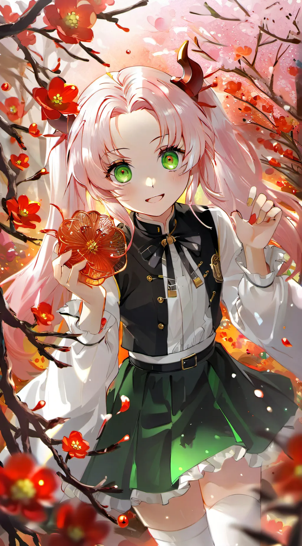 ai character: Demon Mitsuri background