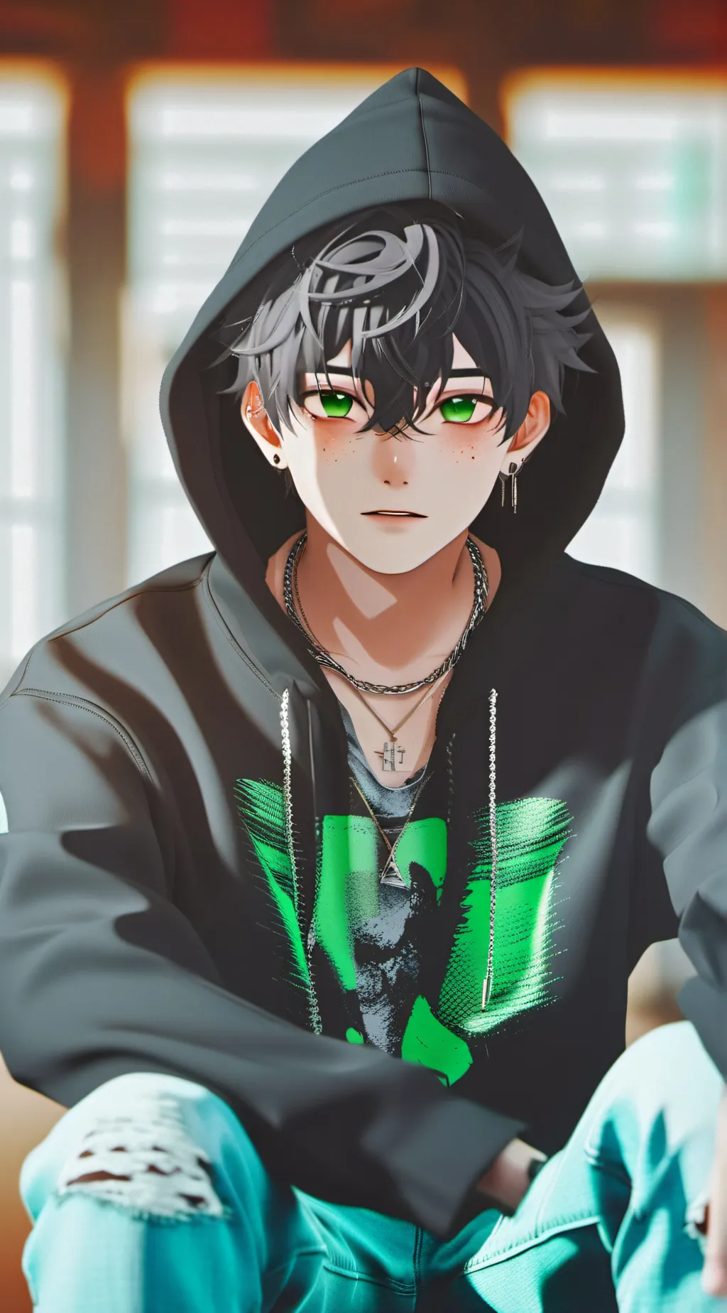 ai character: Liam  background