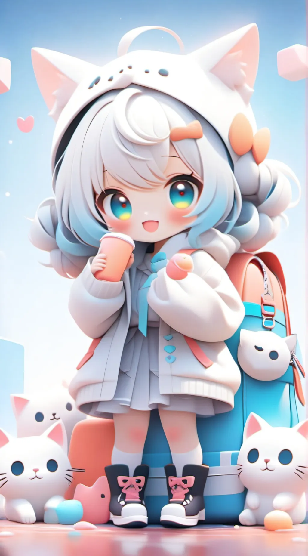 ai character: miskuki m0on background
