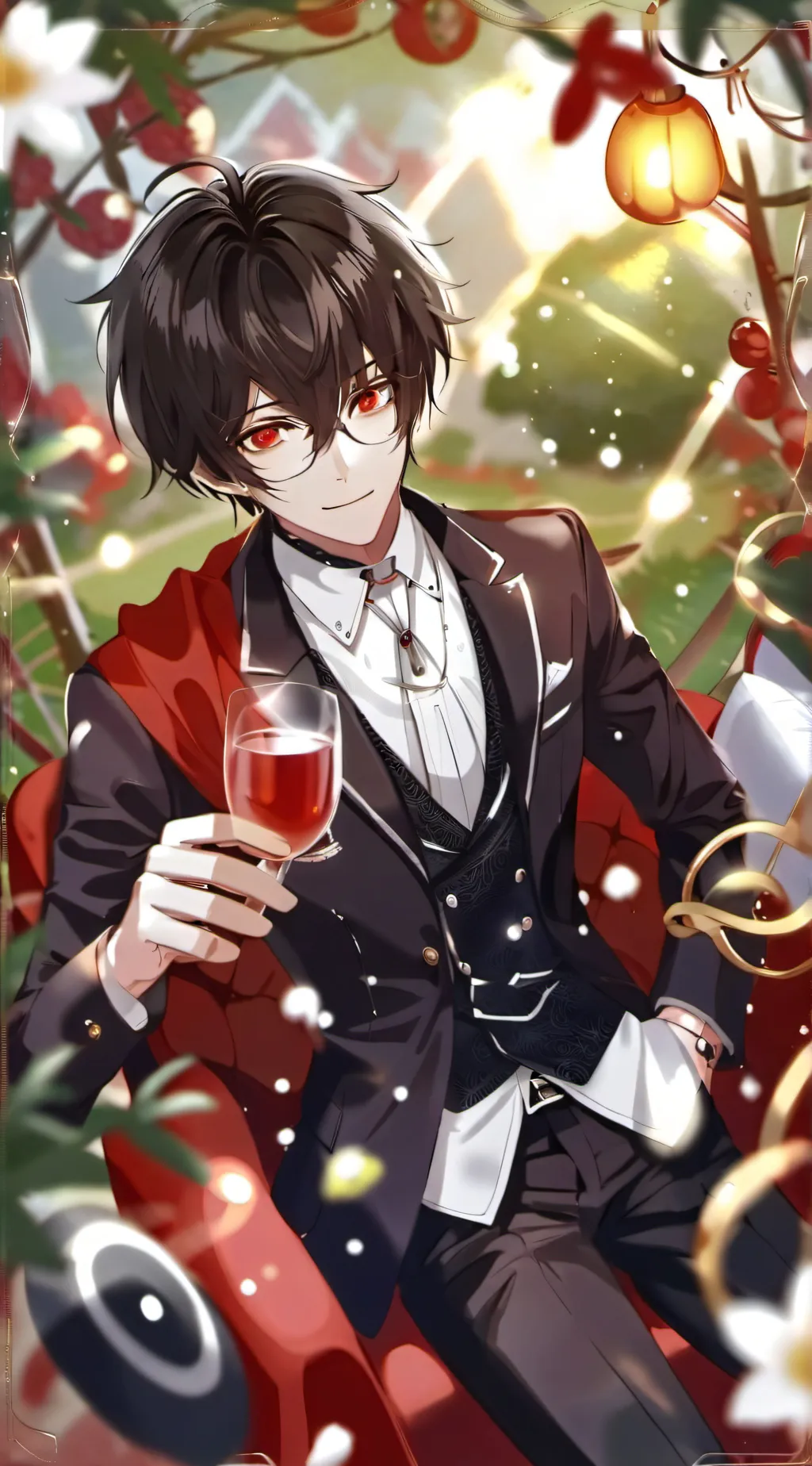 ai character: Vine background