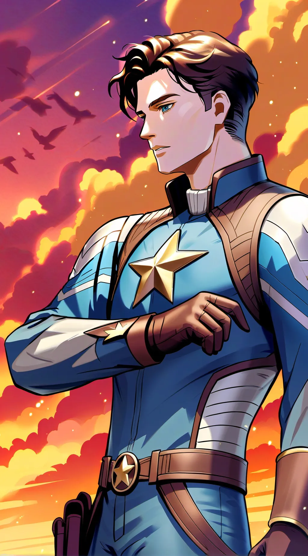 ai character: Bucky background