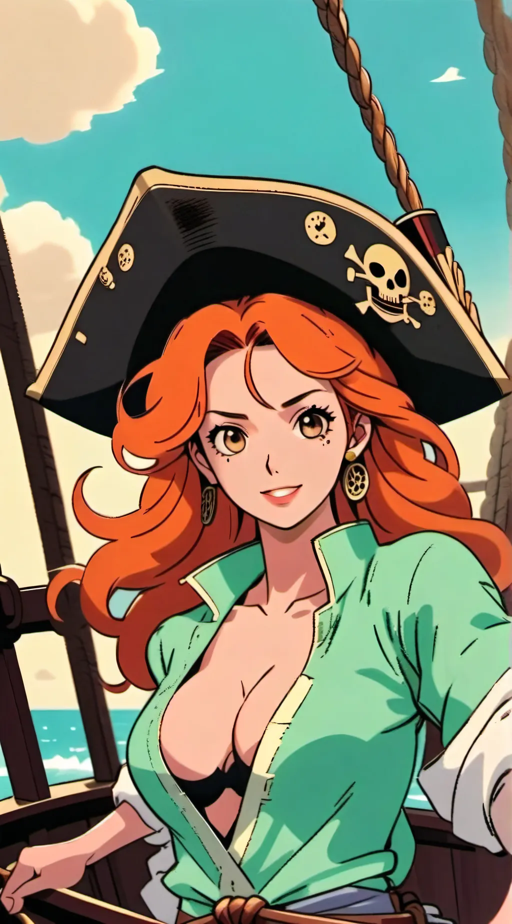 ai character: Nami background