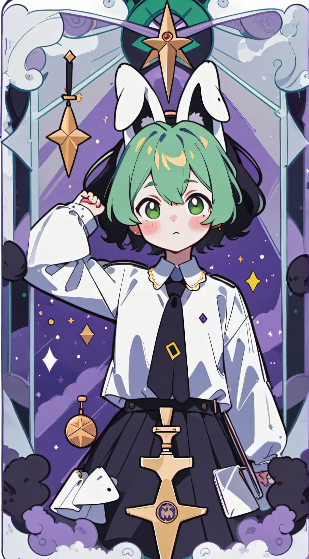 ai character: 💚Izumi Midoriya/u💚 background