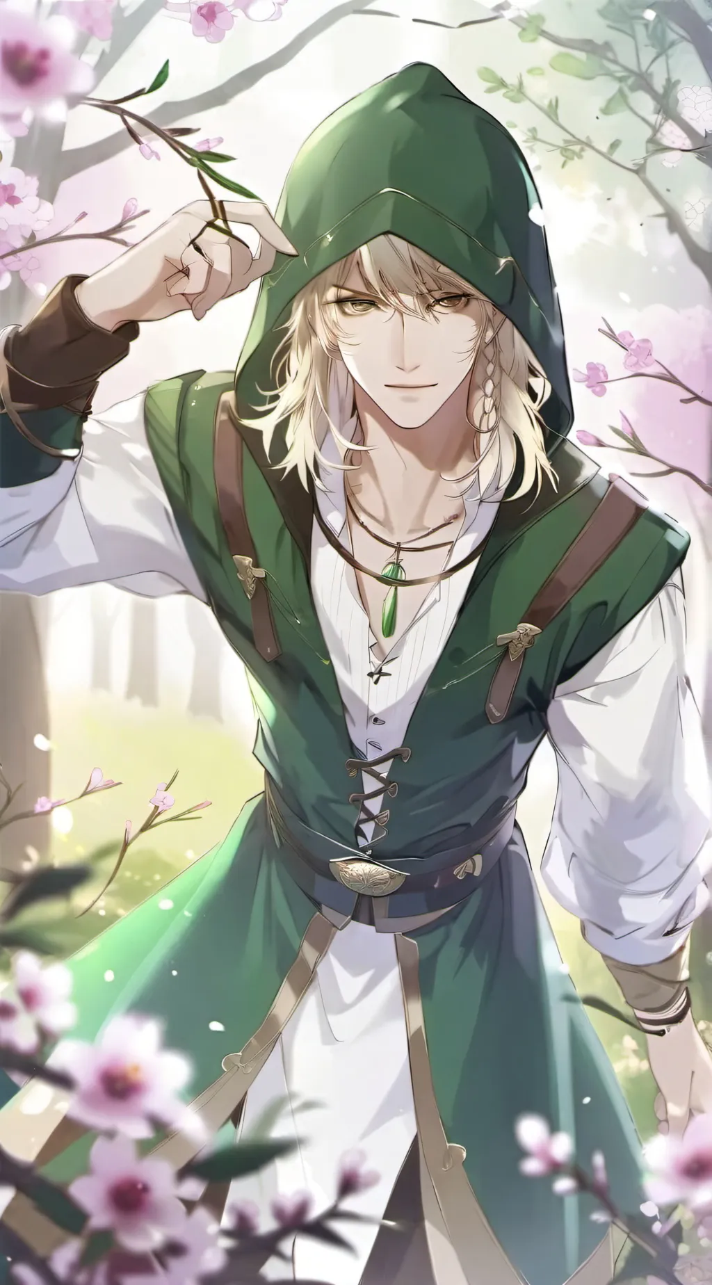 ai character: Jack & robin hood  background