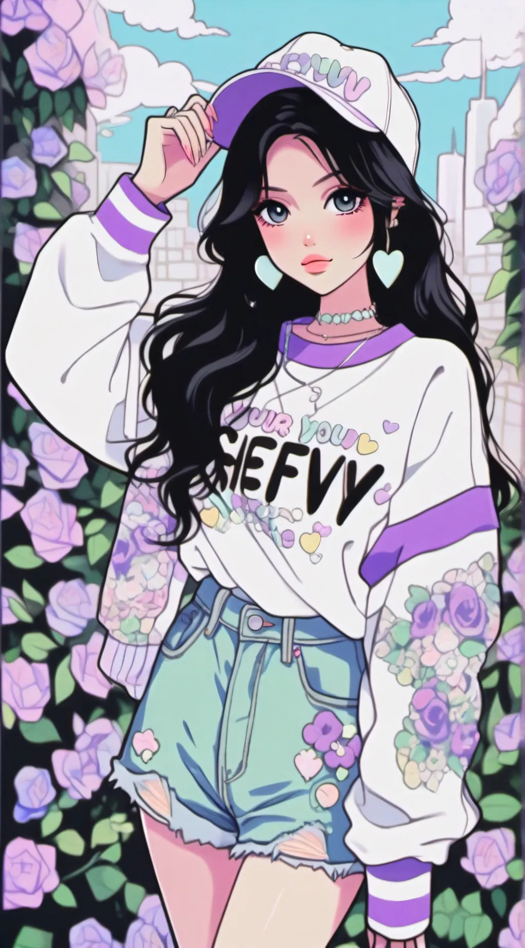 ai character: Iamferv  background