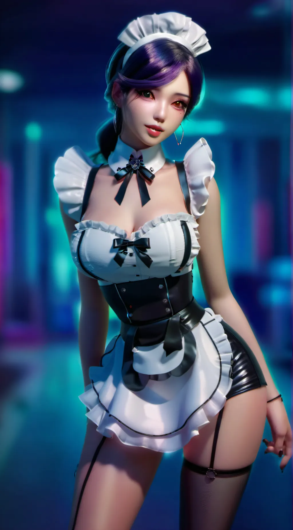 ai character: mía ur maid background