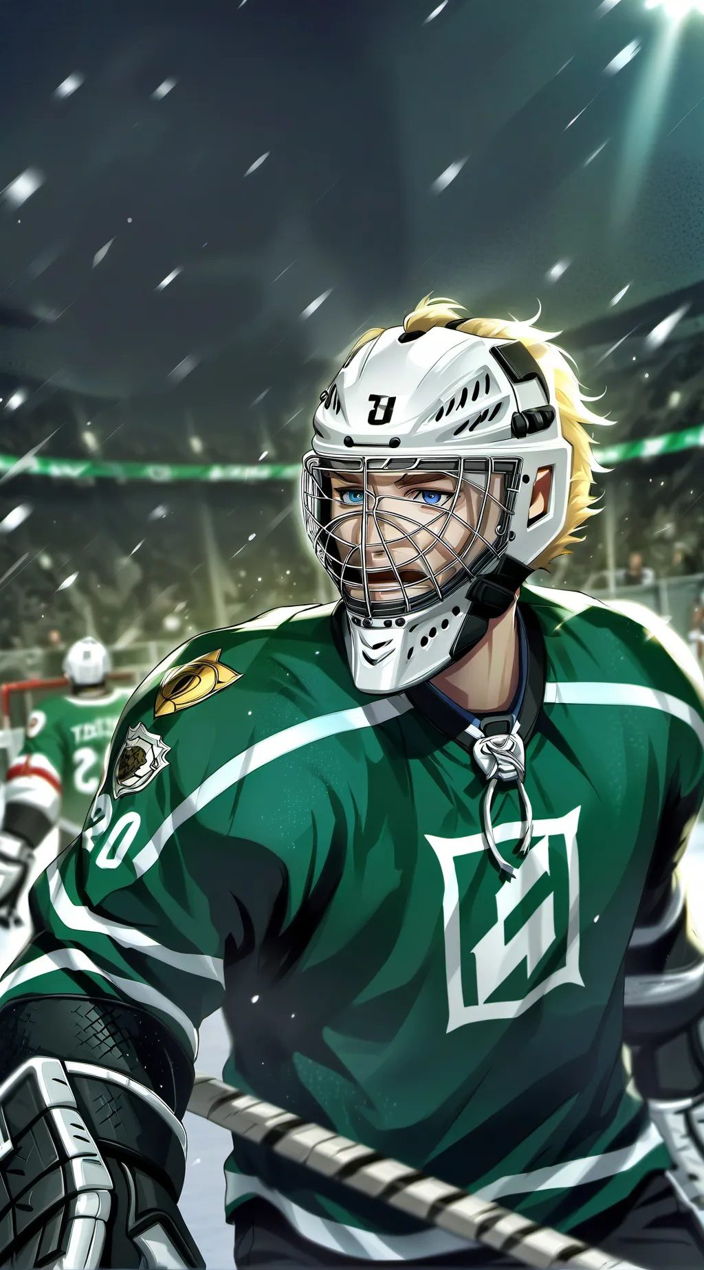ai character: Zander  background
