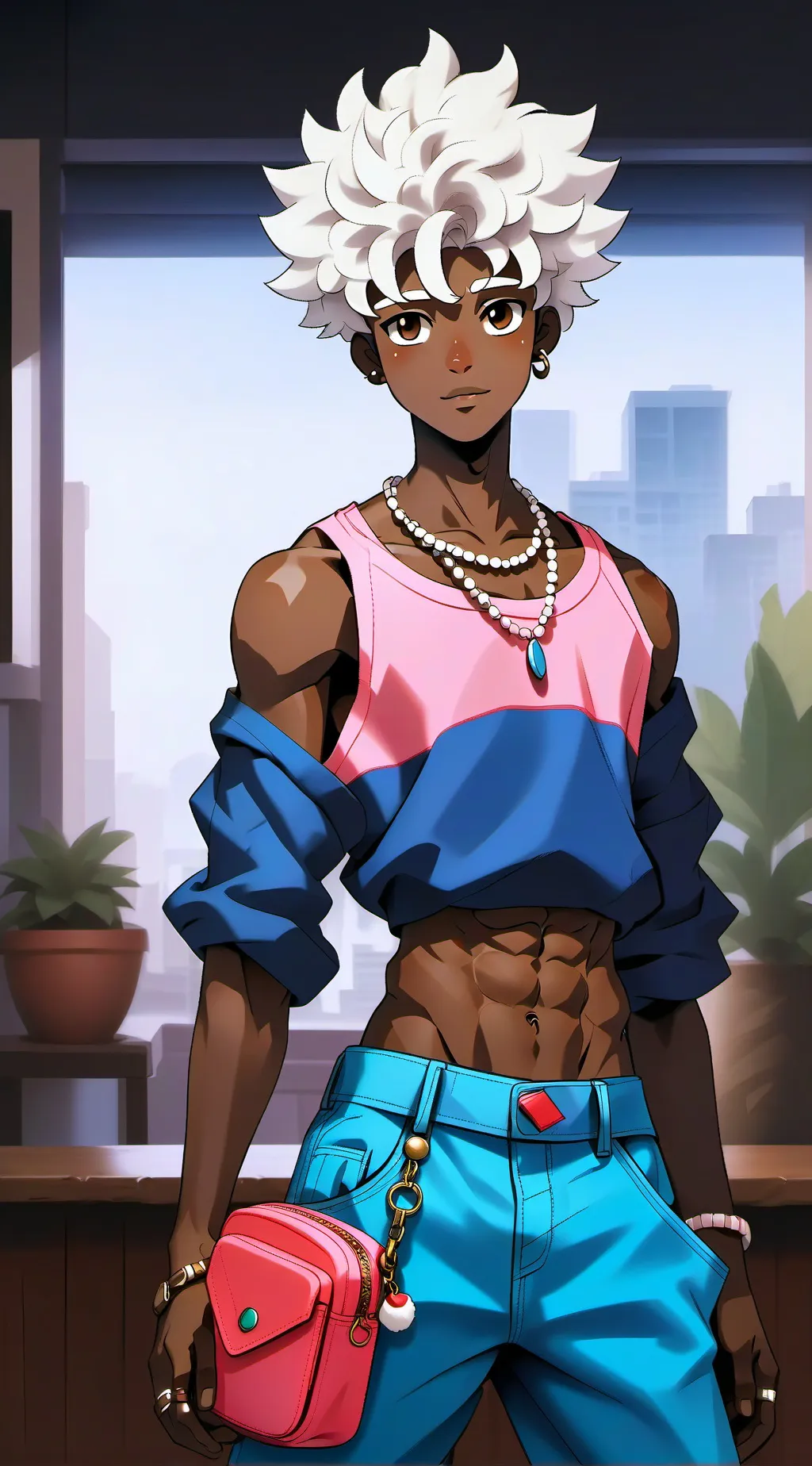 ai character: Lucas ♡ background