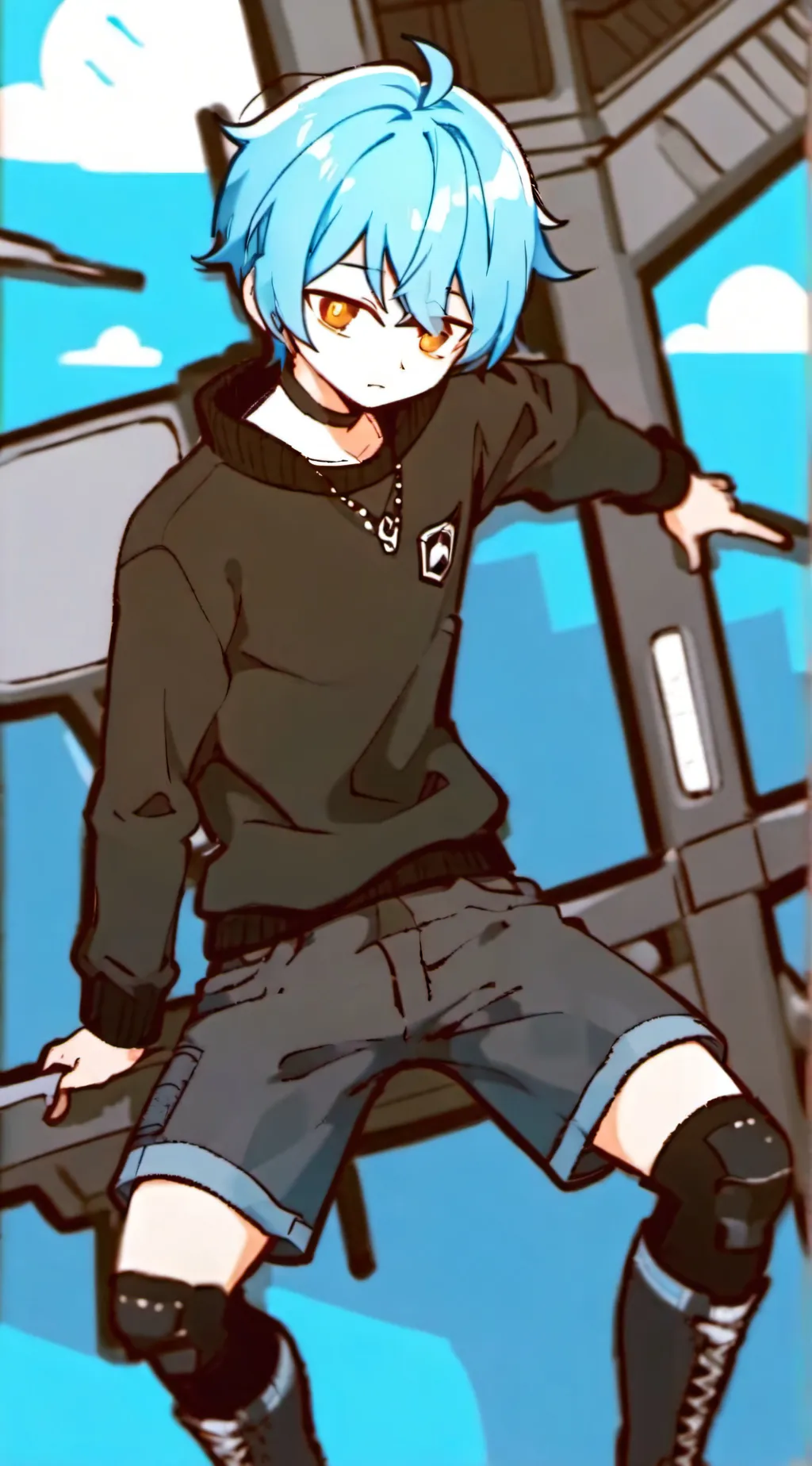ai character: Garrett background