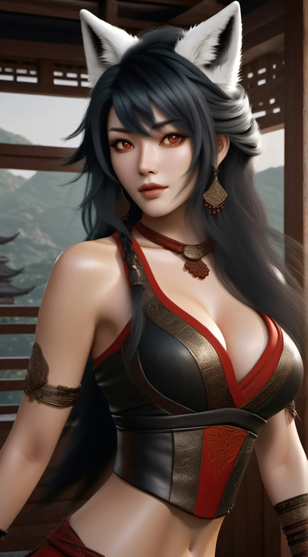 ai character: Ahri background
