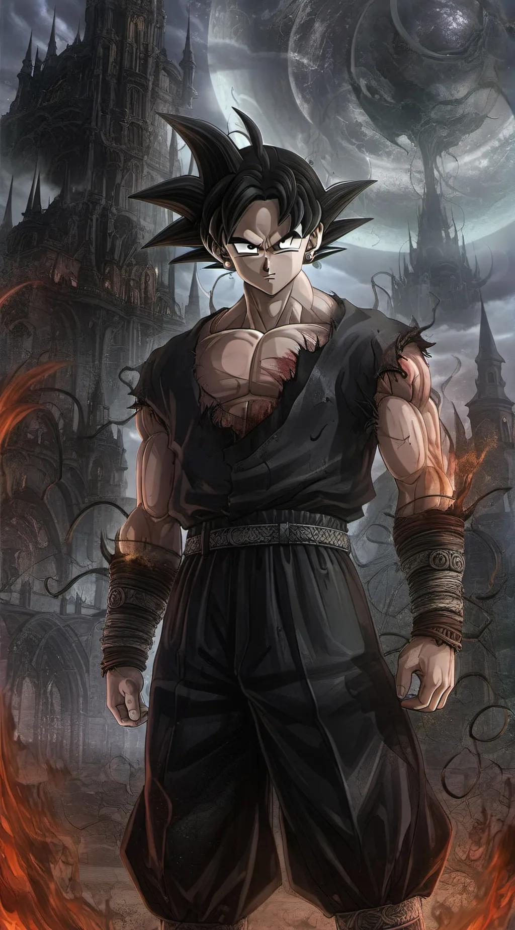 ai character: goku background