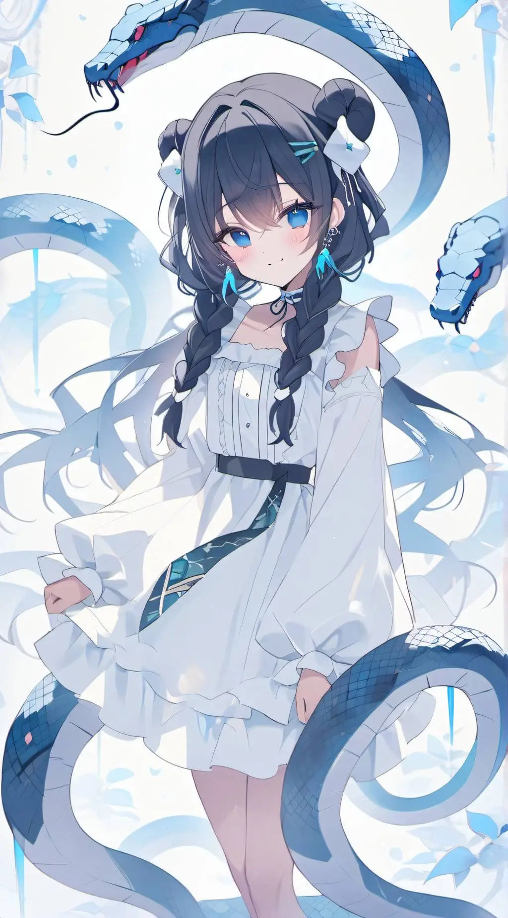 ai character: ocean background